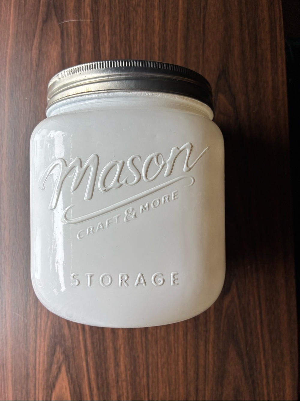 Huge Mason Jar - 80 oz Storage Jar 🤍🤍🤍